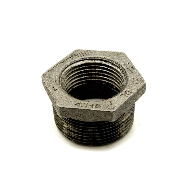 Thrifco Plumbing 1-1/2 Inch X 1-1/4 Inch Black Steel Bushing 8318071 - main